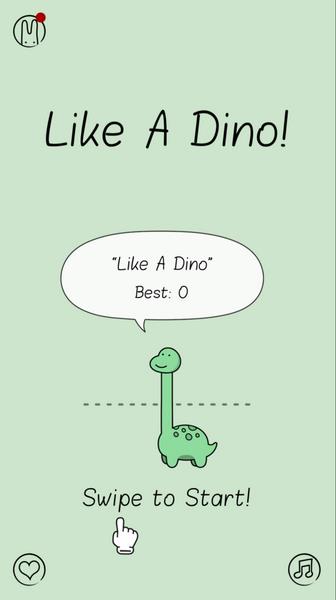 Schermata Like A Dino! 0
