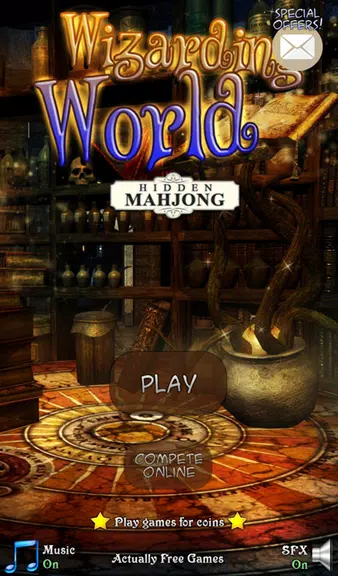 Mahjong: A Wizards World Schermafbeelding 0