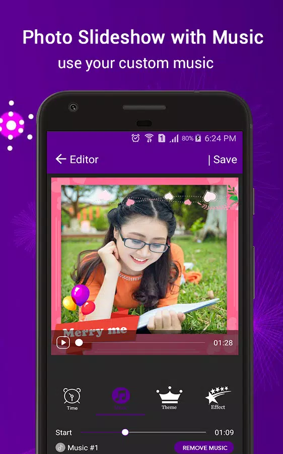 Photo Slideshow with Music 螢幕截圖 2