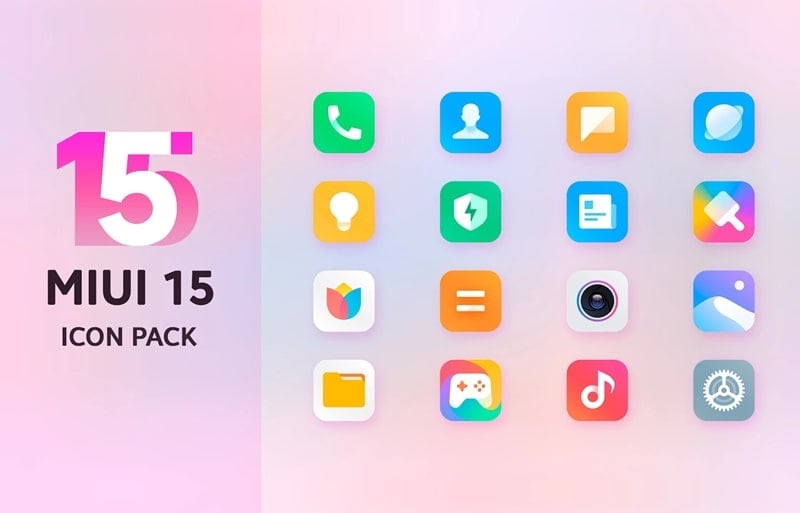 Mi15 Icon Pack 螢幕截圖 0