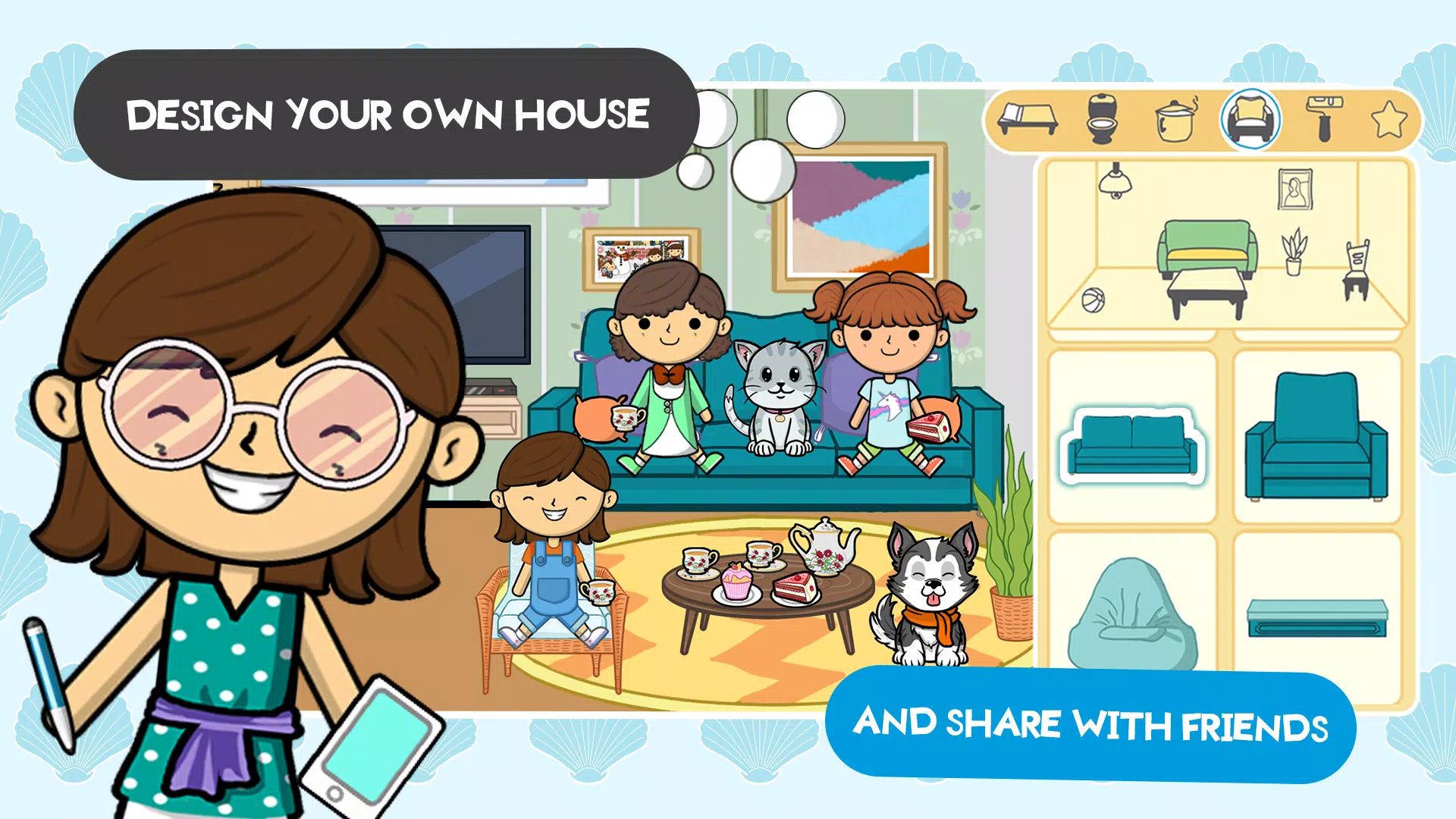 Lila’s World:Create Play Learn Ảnh chụp màn hình 0