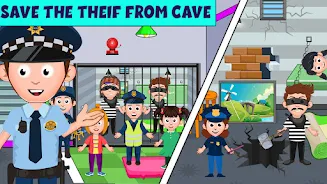 My Family Town - City Police স্ক্রিনশট 3