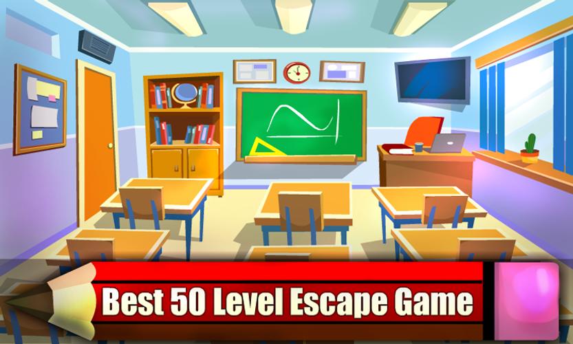 ROOM ESCAPE GAME-SCHOOL RIDDLE 螢幕截圖 1