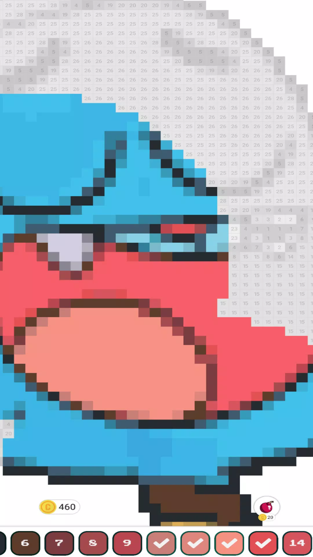 Gumball Pixel Art Coloring Captura de pantalla 2