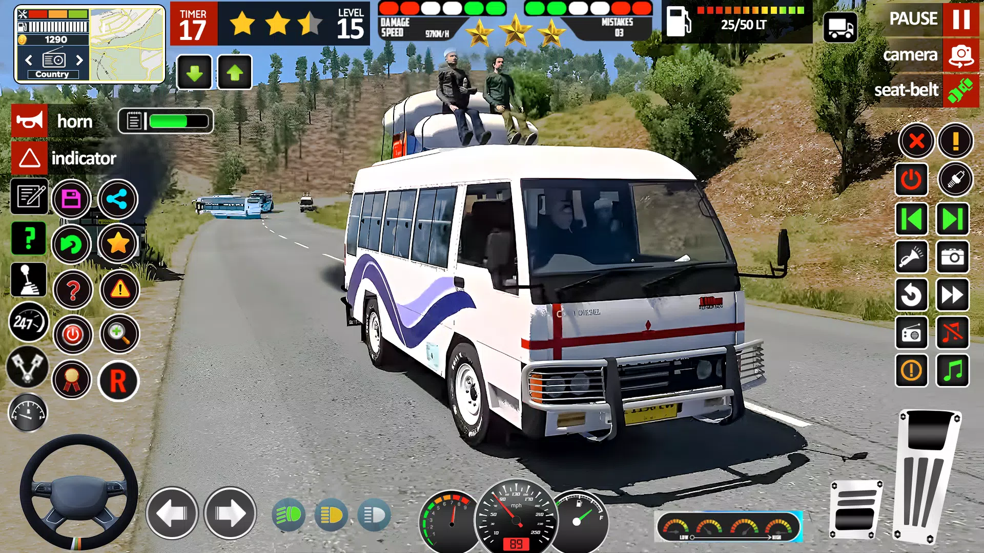 Mini Bus Game: Bus Driving 3D 螢幕截圖 1