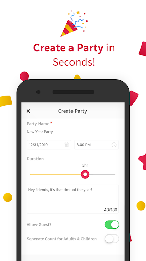 Party n Event Invitation Maker by Party Signup 螢幕截圖 0