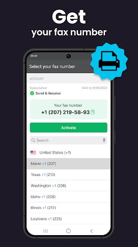 FAX App: 携帯電話からFAXを送信 スクリーンショット 3