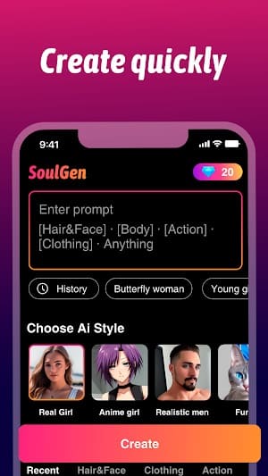 SoulGen AI Screenshot 3
