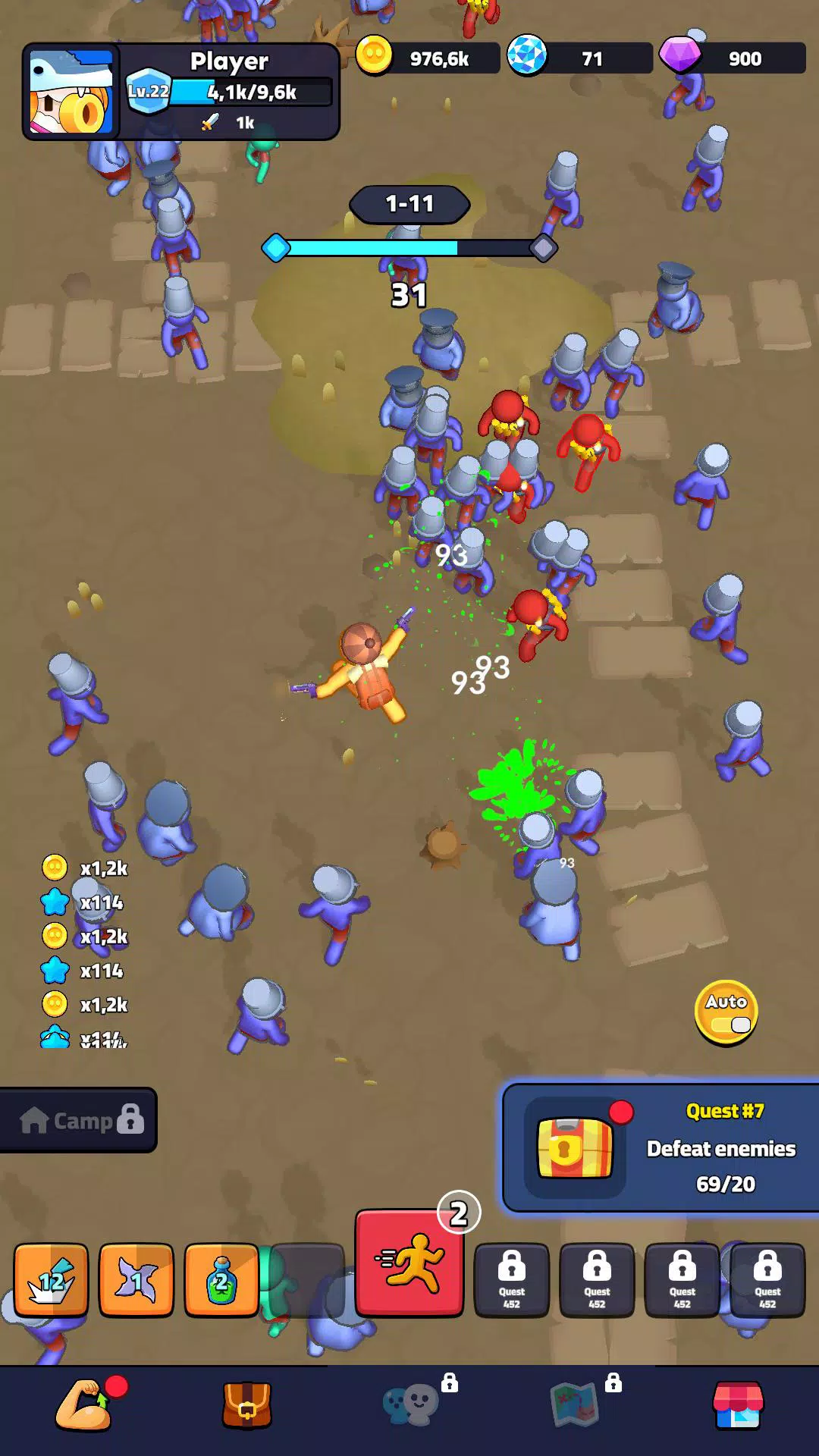 Idle Shooter: Survival应用截图第3张
