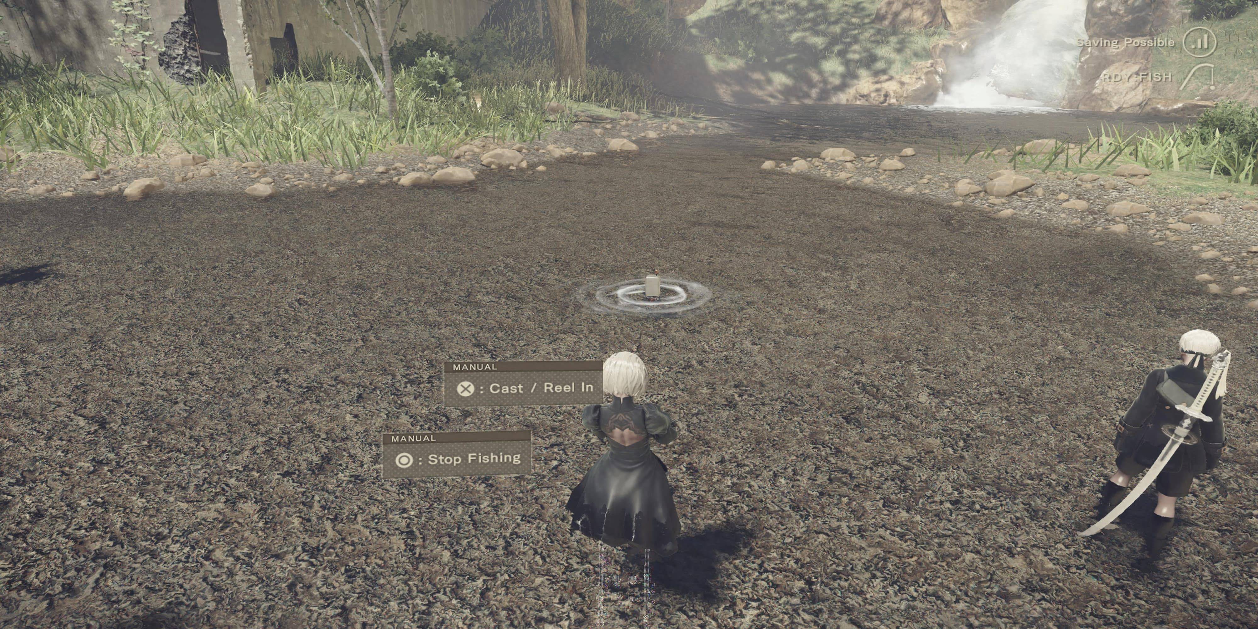 ค้นพบความลับของการตกปลาใน NieR: Automata