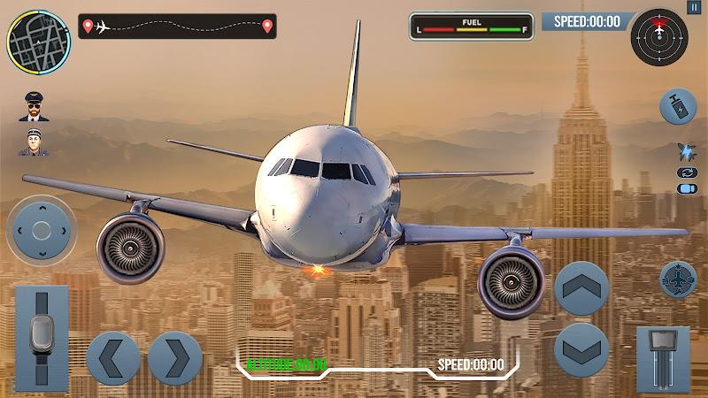 Airplane Simulator Plane Games Tangkapan skrin 0