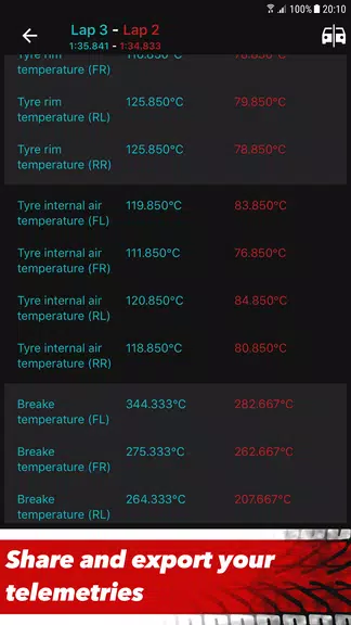 Sim Racing Telemetry 螢幕截圖 3