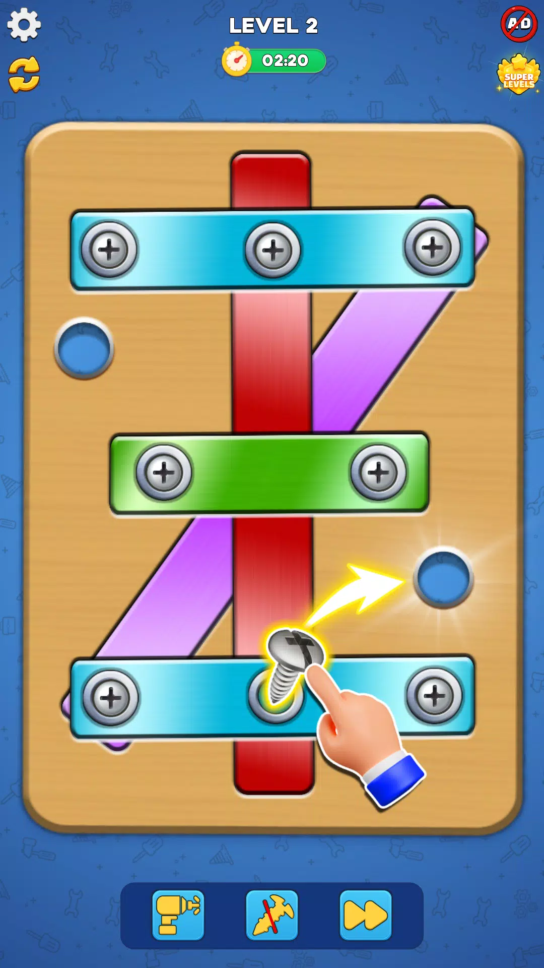 Screw Nuts and Bolts Puzzle 螢幕截圖 2