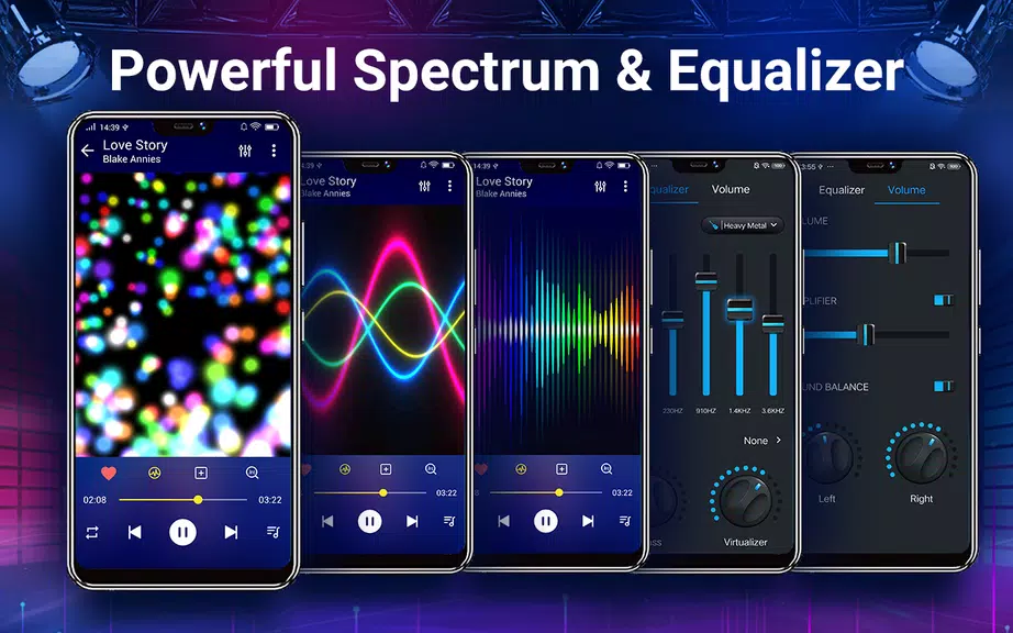 Music player- bass boost,music 螢幕截圖 2