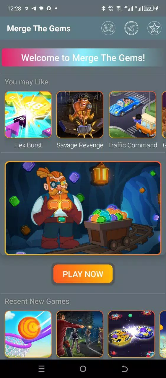Schermata Merge The Gems 1