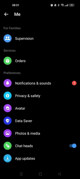 Messenger Screenshot 2