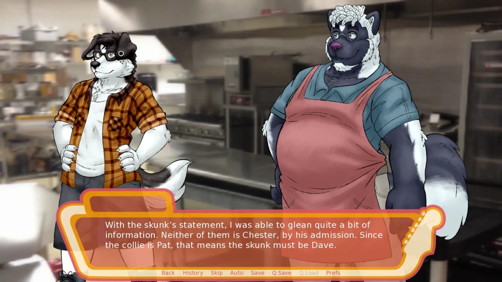 Chord Progressions, Furry Visual Novel Screenshot 0