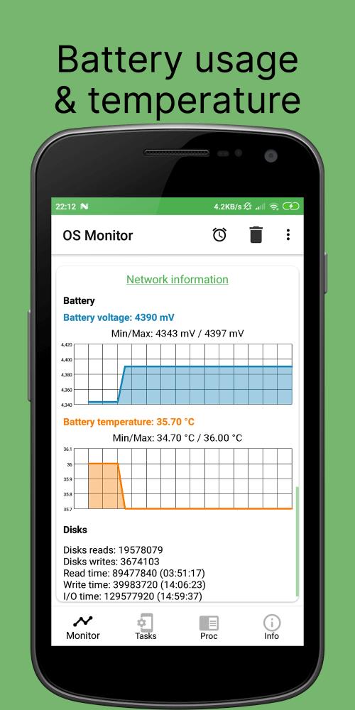 OS Monitor: Tasks Monitor Captura de tela 3
