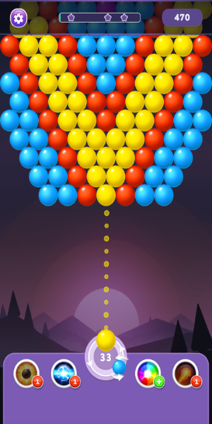 Bubble Shooter Rainbow स्क्रीनशॉट 1
