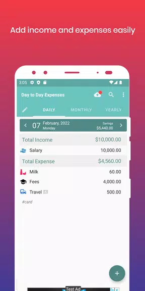 Day-to-day Expenses 螢幕截圖 0