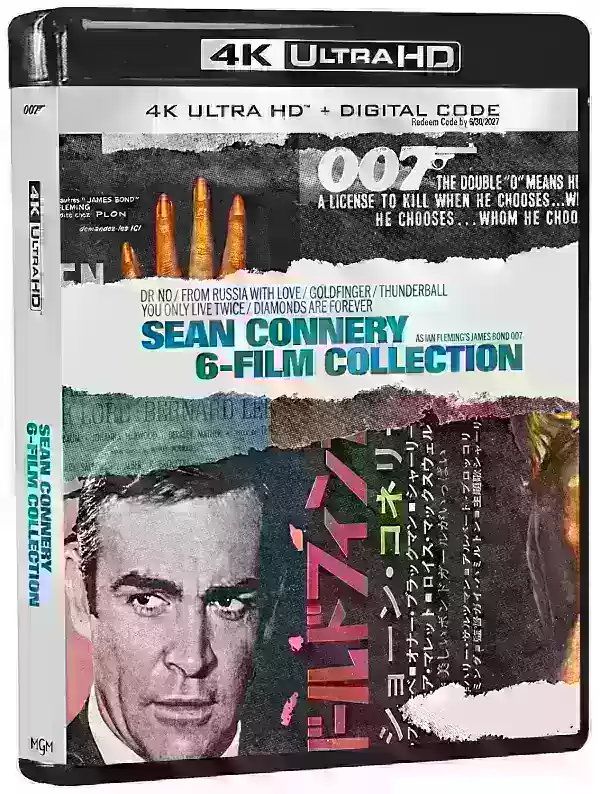 007: James Bond Sean Connery Collezione a 6 film (4K Ultra HD + Digital)