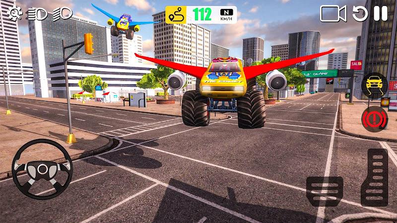 Flying Car Games 3D Simulator Zrzut ekranu 1