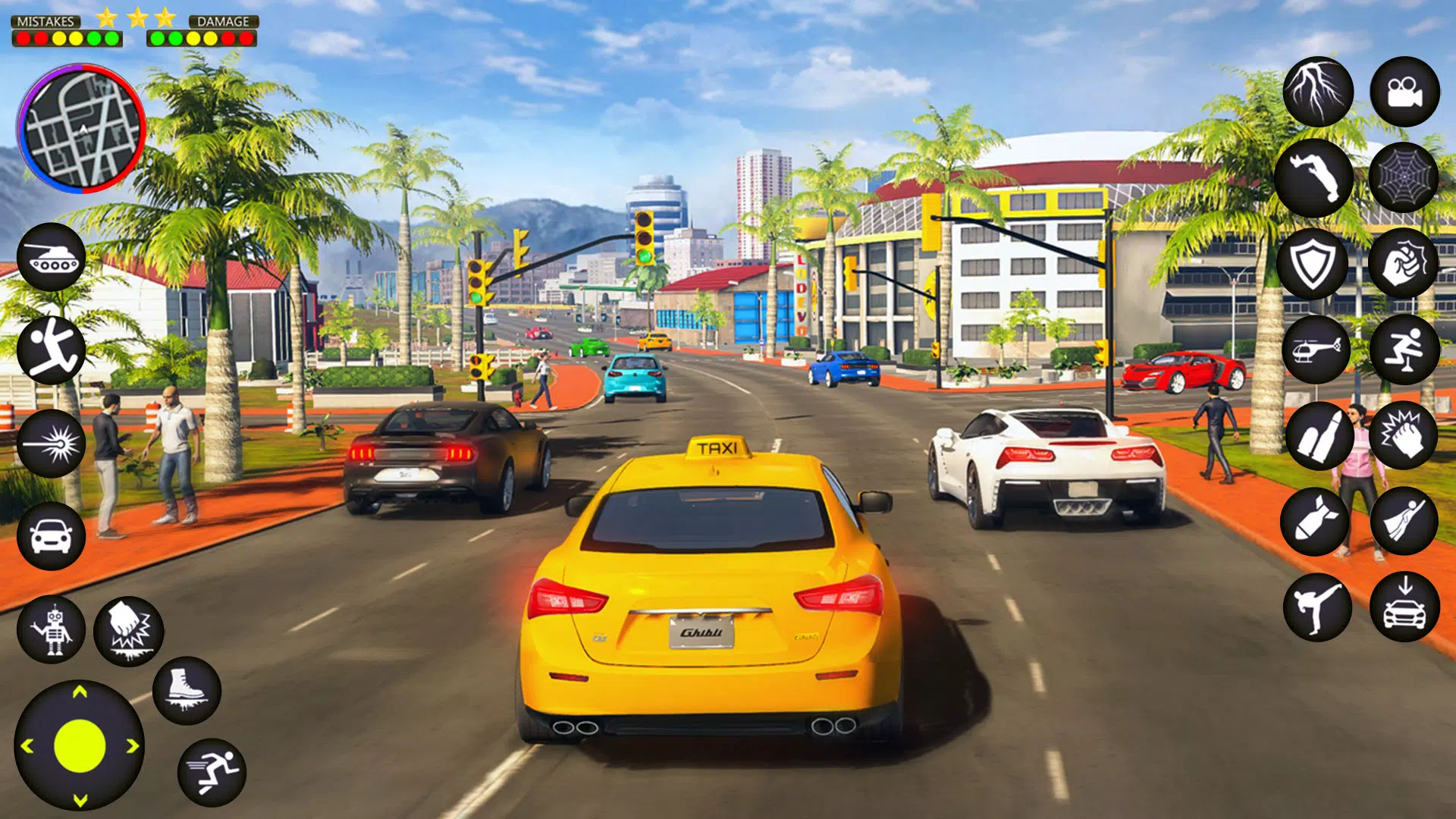 Taxi Driving: 3D Crazy Parking 螢幕截圖 3