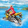 Water Surfer Racing In Moto