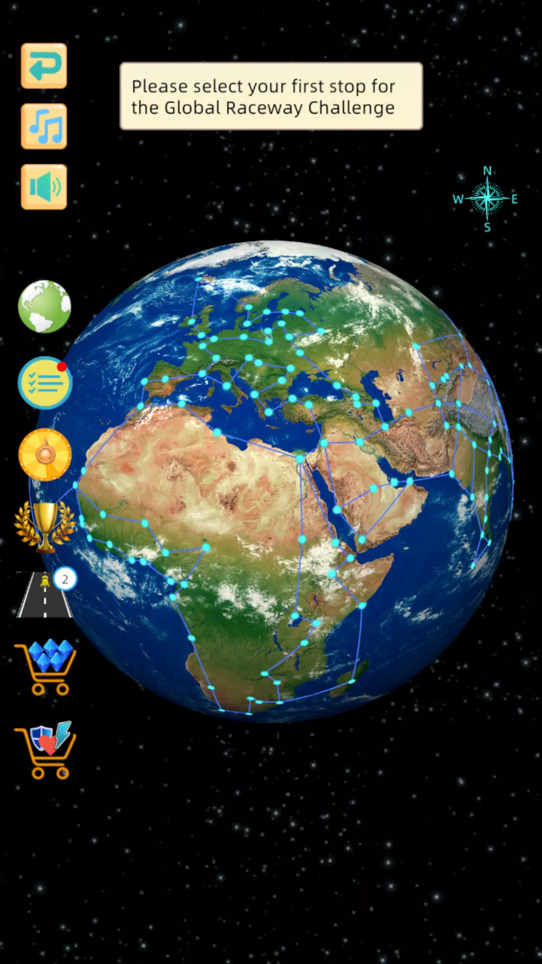 Global Raceway Challenge 螢幕截圖 1