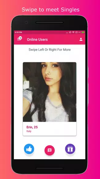 Stranger Chat And Date - Online Random Chat Rooms Schermafbeelding 1