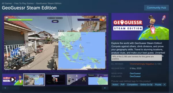 Geoguessr Steam Edition beoordelingen