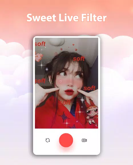 Sweet Live Filter Face Camera 螢幕截圖 0