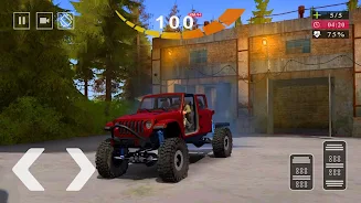 Offroad Jeep Simulator 2020 - Tangkapan skrin 1