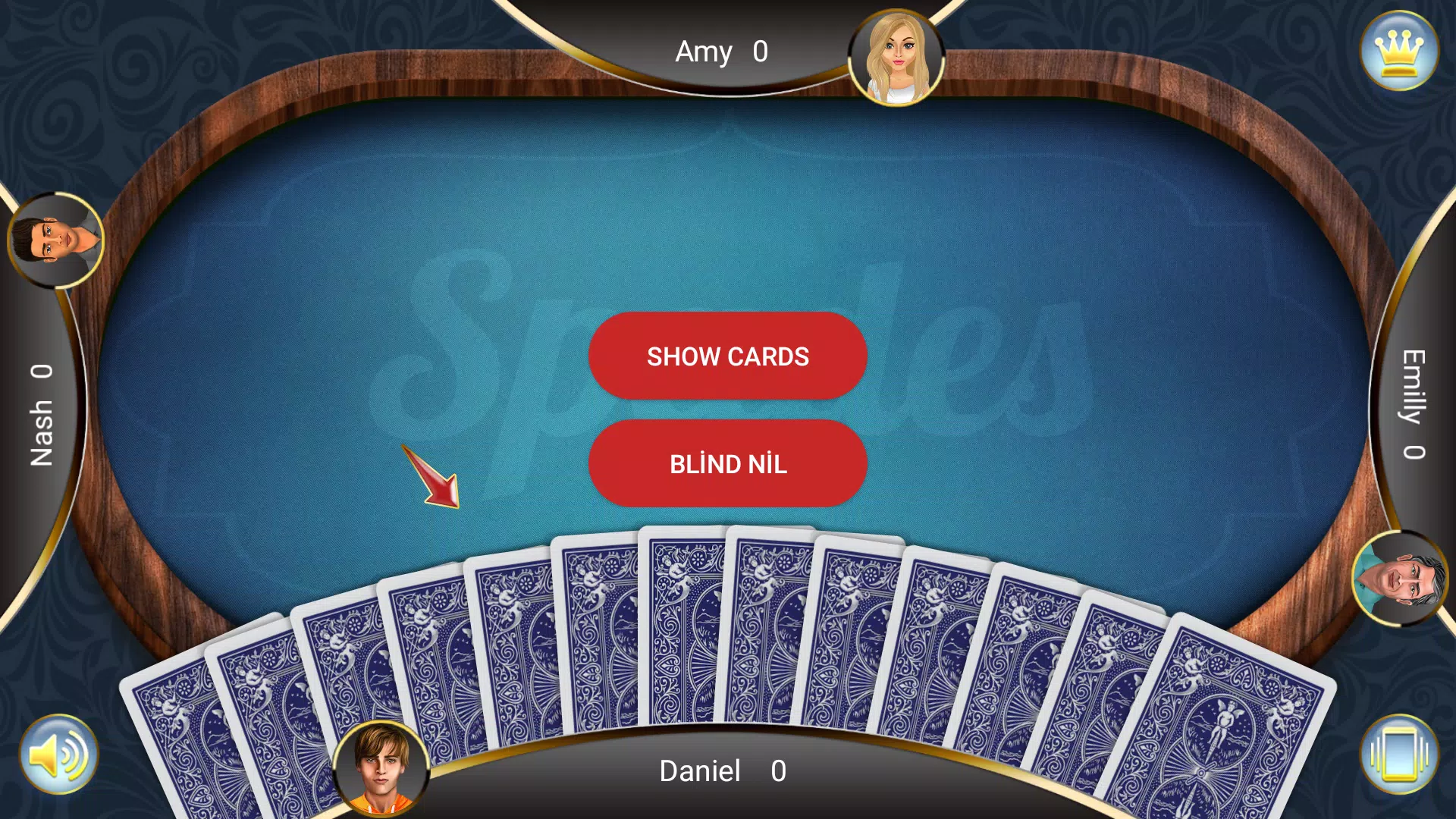 Spades: Card Game 螢幕截圖 1