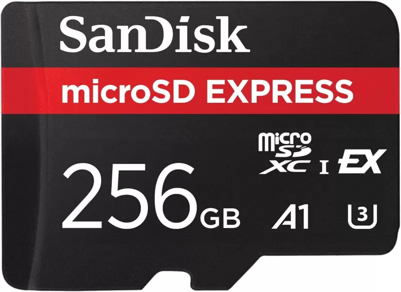 2 သဟဇာတ Sanisk 256GB microSD Express ကဒ်ကိုပြောင်းပါ