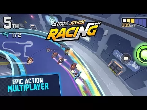 Jetpack joyride racing gameplay screenshot