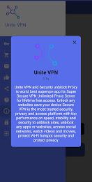 Unite VPN: Safer & Faster VPN Captura de pantalla 3