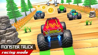 Monster Car Stunts Game 2023 Zrzut ekranu 0