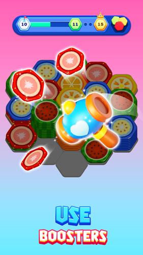 Fruitagon: Stack Sort 螢幕截圖 3