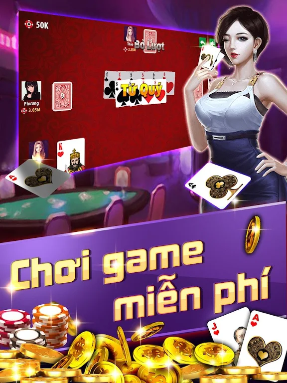 Tiến Lên: Tien len mien nam, tien len - OFFLINE Screenshot 2