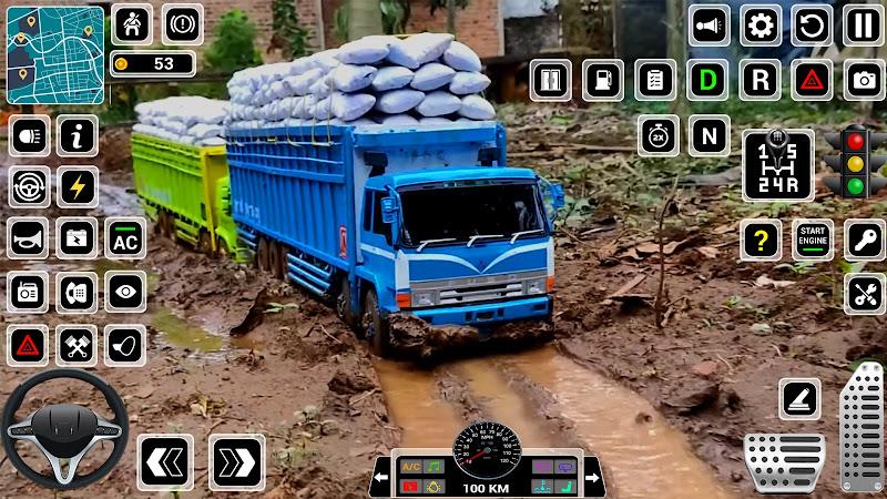 Offroad Mud Truck Driving Game 螢幕截圖 3