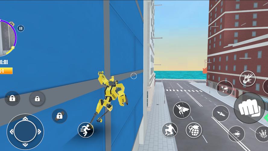 IRON NINJA Robot Adventures 螢幕截圖 0