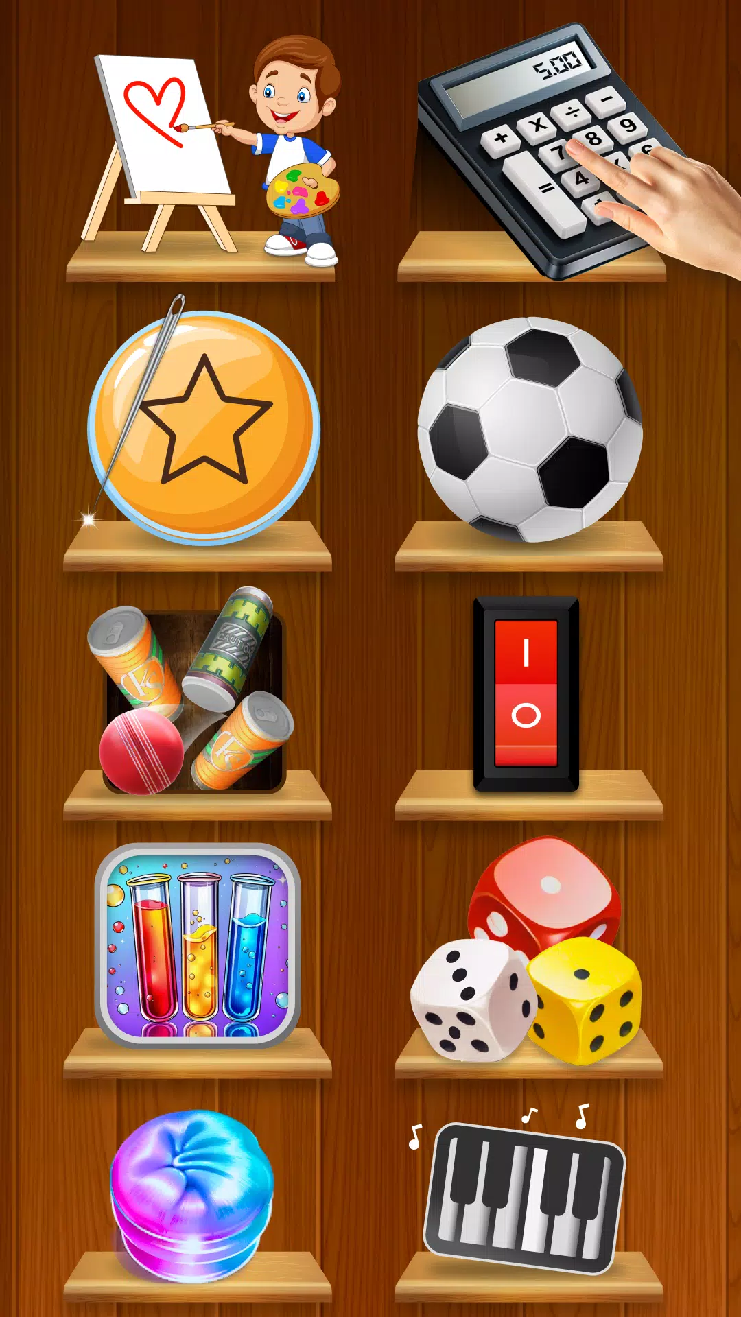 Schermata Antistress: Mini Relaxing Game 0