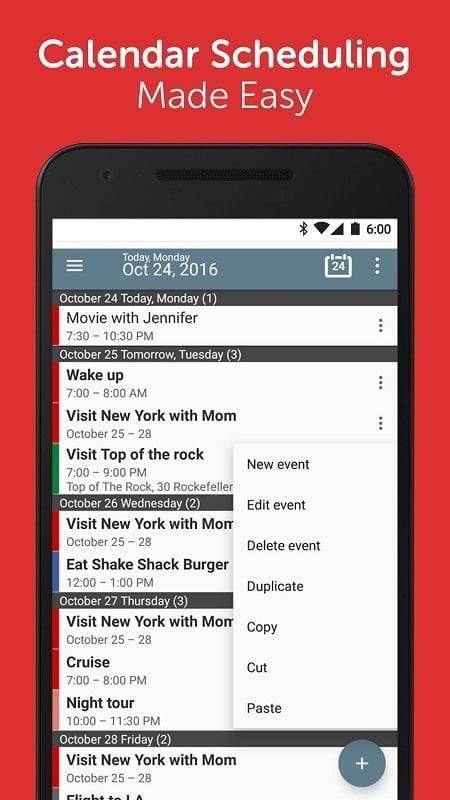 Schermata Calendar+ Schedule Planner 2