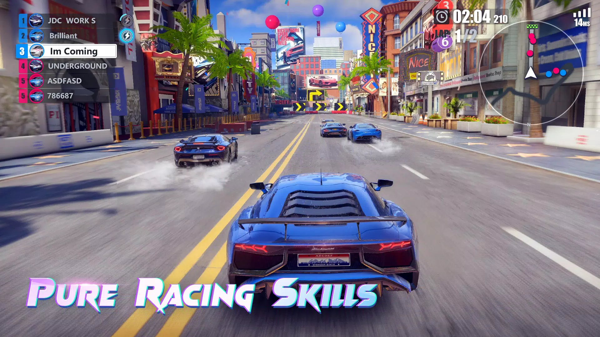 Free Racing: 3v3 螢幕截圖 1