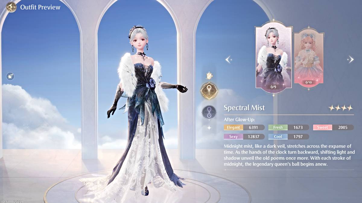Spectral Mist Outfit w nieskończoności Nikki