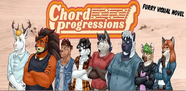 Chord Progressions, Furry Visual Novel Screenshot 1