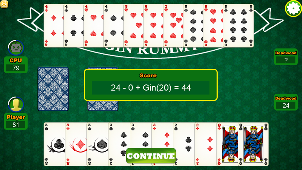 Gin Rummy Pabroton 螢幕截圖 2