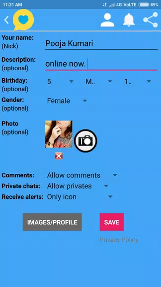 Indian Girls Chat 螢幕截圖 3