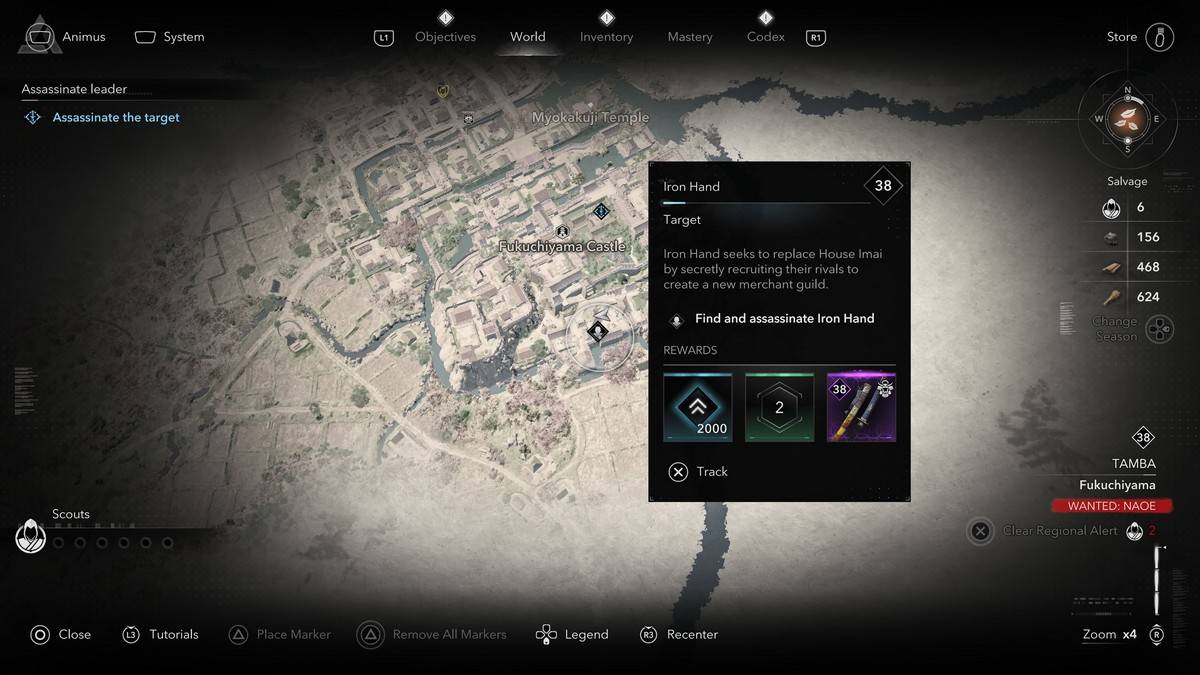 Alle Mitglieder der Eisenhandgilde in Assassins Creed Shadows Eisenhand